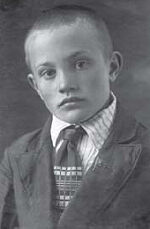 Шестиклассник Николай Благов, 1944 г. 