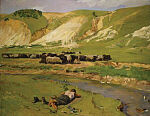 Пейзаж с овцами. 1970-е годы